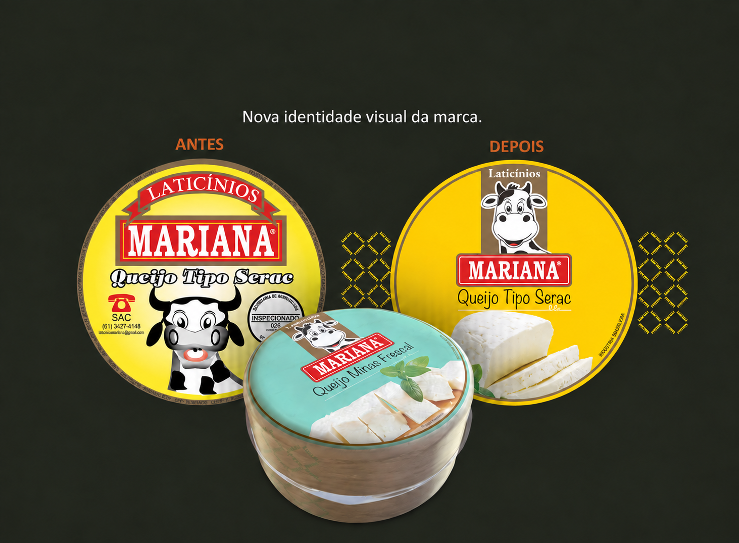 Laticínios Mariana — Identidade Visual